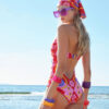 channel swimwear in amour design