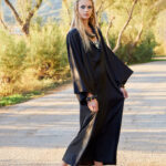 kaftan in black color