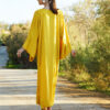 kaftan in gold color