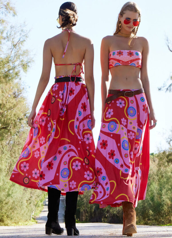 skirt in amour design