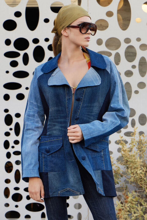 RECYCLED JEAN JACKET L BY ANTMARKANT